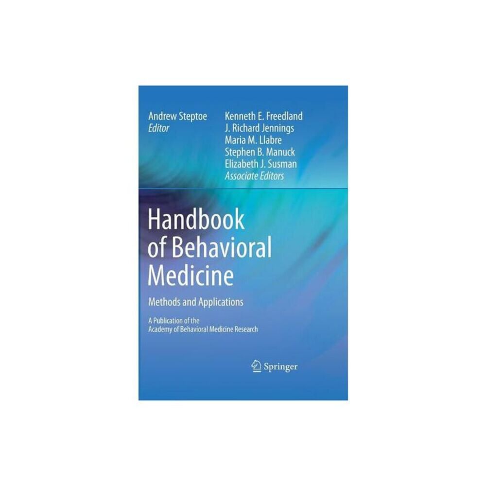 Springer - Handbook of Behavioral Medicine - by  Andrew Stept Blue